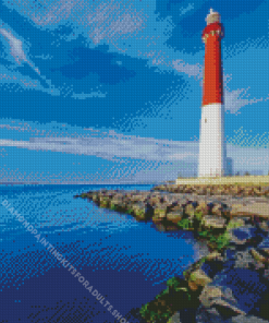 Aesthetic Barnegat Lighthouse Diamond Painting