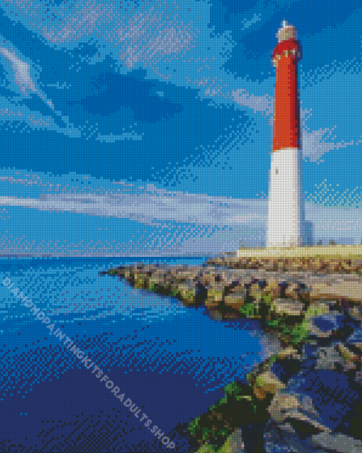 Aesthetic Barnegat Lighthouse Diamond Painting