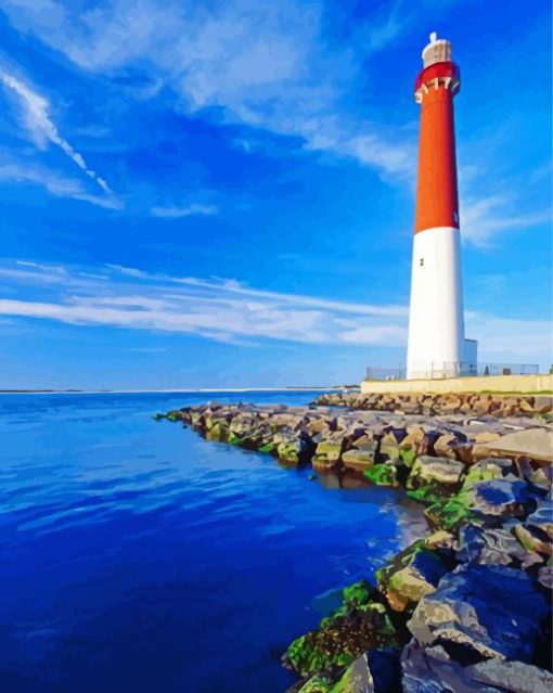 Aesthetic Barnegat Lighthouse Diamond Painting