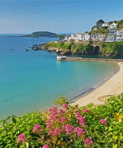 Aesthetic East Looe Beach Looe Cornwall Diamond Painting