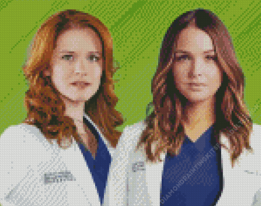 Aesthetic Grey Anatomy Diamond Painting