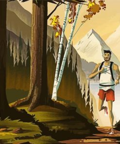 Aesthetic Trail Runner Diamond Painting