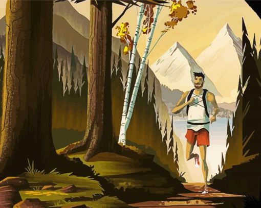 Aesthetic Trail Runner Diamond Painting