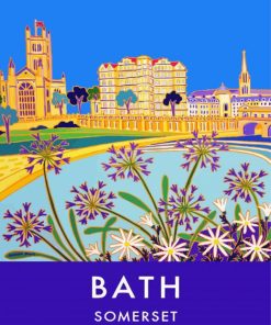 Aesthetic Bath City Diamond Painting