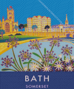 Aesthetic Bath City Diamond Painting