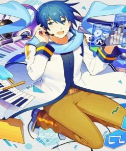 Aesthetic Kaito Vocaloid Diamond Painting