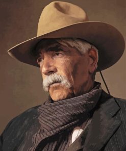 Aesthetic Sam Elliott Diamond Painting