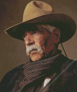 Aesthetic Sam Elliott Diamond Painting