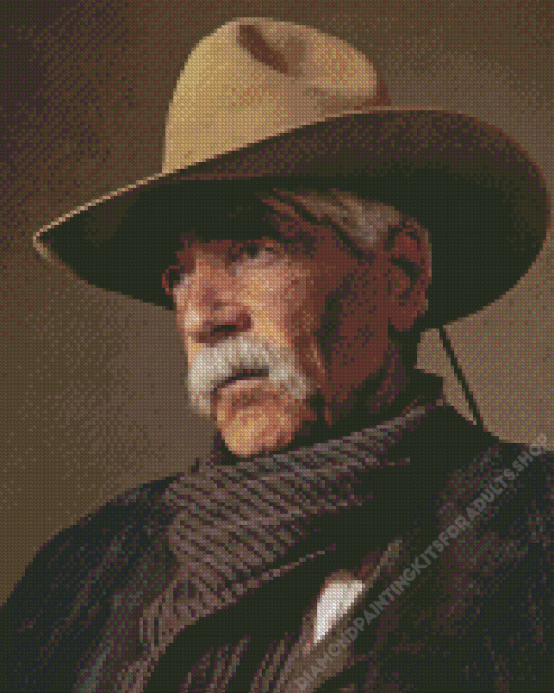 Aesthetic Sam Elliott Diamond Painting