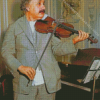 Albert Einstein With Violin Diamond Painting