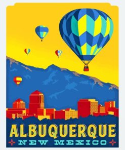 Albuquerque Poster Diamond Painting