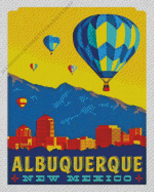 Albuquerque Poster Diamond Painting