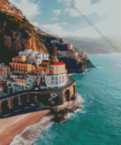 Amalfi Coast Atrani Diamond Painting