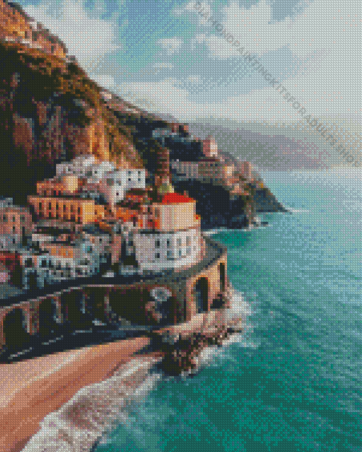 Amalfi Coast Atrani Diamond Painting