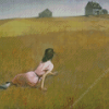 Andrew Wyeth Girl in Field Diamond Painting