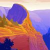 Angels Landing Zion National Park Poster Diamond Painting