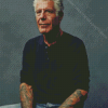 Anthony Bourdain Portrait Diamond Painting