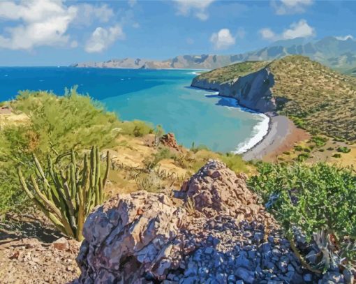 Baja Coast California Mexico Diamond Painting