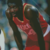 Basketballer Hakeem Olajuwon Diamond Painting