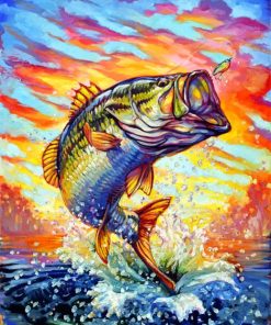 Bass Fish Diamond Painting