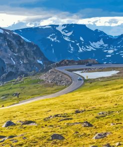 Beartooth Highway Road Diamond Painting