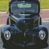 Black Classic Truck Diamond Painting