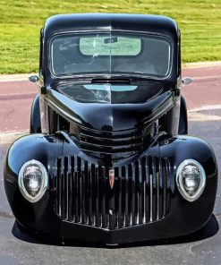 Black Classic Truck Diamond Painting