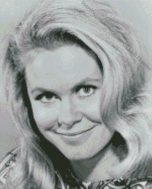 Black And White Elizabeth Montgomery Diamond Painting