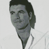 Black And White Simon Cowell Diamond Painting