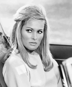 Black And White Ursula Andress Actress Diamond Painting