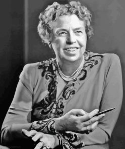 Black And White Eleanor Roosevelt Diamond Painting