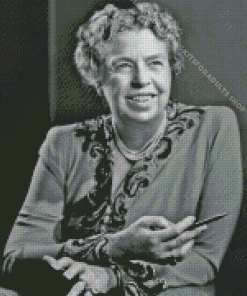 Black And White Eleanor Roosevelt Diamond Painting