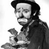 Black and White Emmett Kelly Diamond Painting