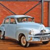 Blue FJ Holden Car Diamond Painting