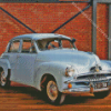 Blue FJ Holden Car Diamond Painting