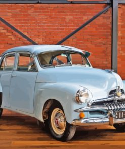 Blue FJ Holden Car Diamond Painting