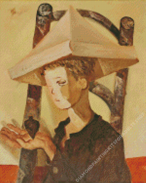 Boy With Spinning Top By Candido Portinari Diamond Painting