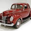 Brown 1940 Ford Car Diamond Painting