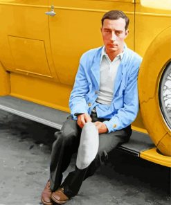 Buster Keaton In Color Diamond Painting