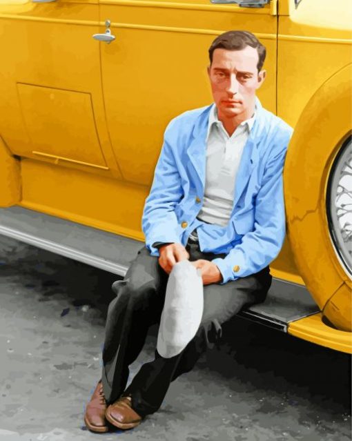 Buster Keaton In Color Diamond Painting