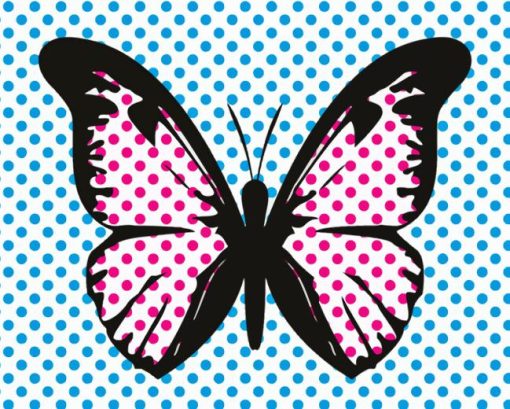 Butterfly Pop Art Diamond Painting