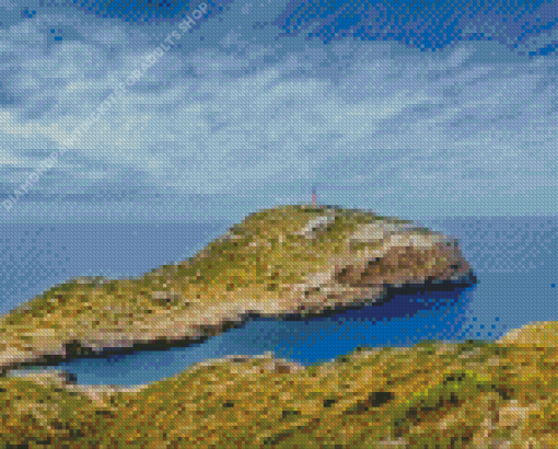 Cabrera Island In Spain Diamond Painting