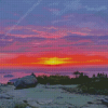 Cadillac Acadia Mountain Sunset Diamond Painting