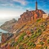 Cape Finisterre Lighthouse Spain Diamond Painting