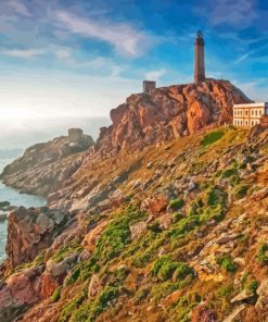 Cape Finisterre Lighthouse Spain Diamond Painting