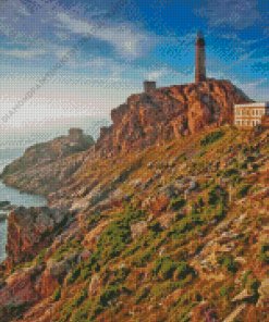 Cape Finisterre Lighthouse Spain Diamond Painting