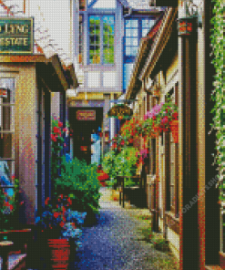 Carmel By The Sea Alleys Diamond Painting