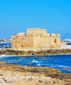 Castle of Paphos Diamond Painting