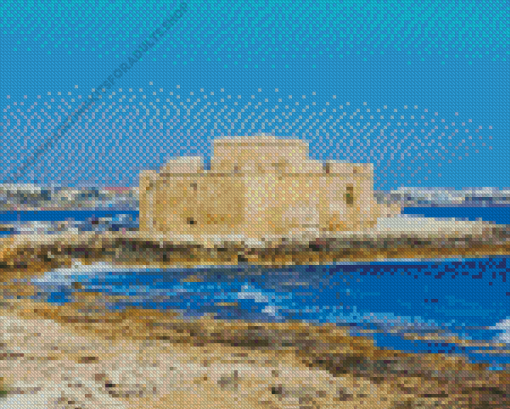 Castle of Paphos Diamond Painting