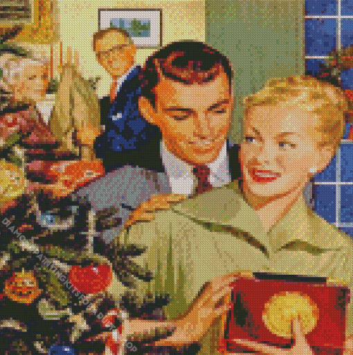 Christmas Couple Diamond Painting